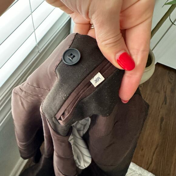 Suistudio - Blazer - Cameron Single Breasted Italian Wool Jacket - Brown - Sz 4 - Picture 7 of 16